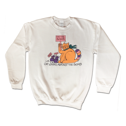 'Ban the Bomb' Sweatshirt - Beige