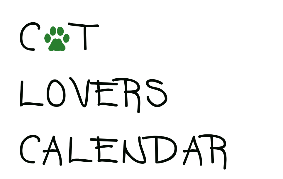 Cat Lovers Calendar